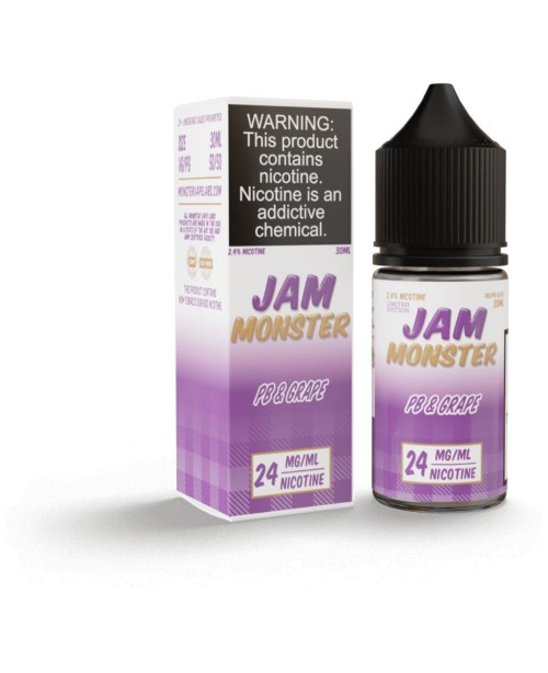 Jam Monster Salt TFN – PB & Jam Grape 30...