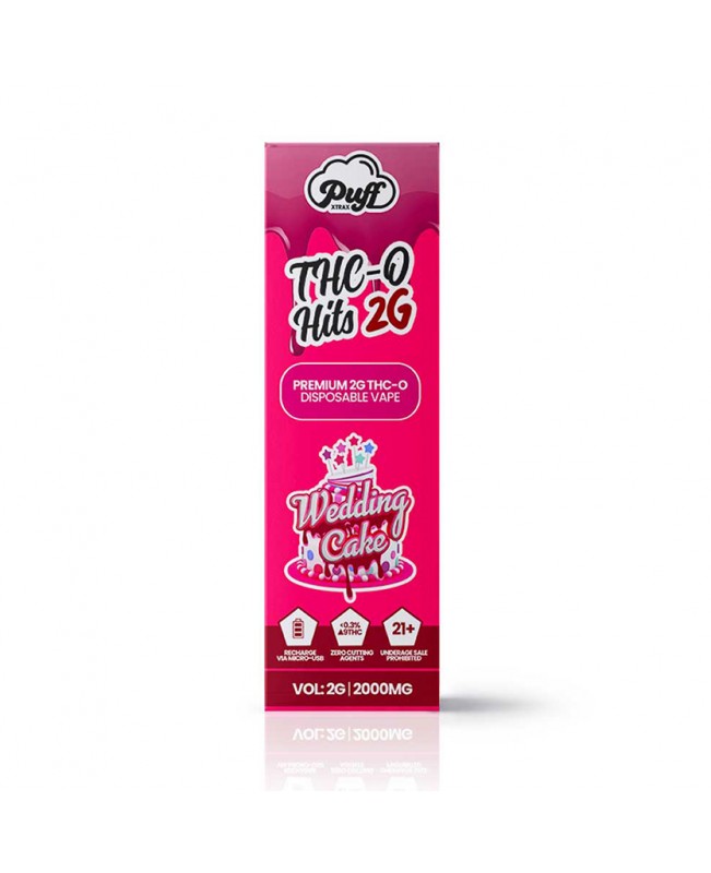 Puff Xtrax | THC-O Hits 2G Disposable: Wedding Cake Puff Xtrax | THC-O Hits 2G Disposable: Wedding Cake