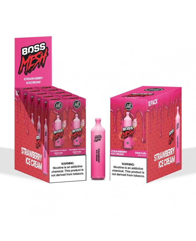 PUFF BOSS MESH Disposable | Box of 10 Units