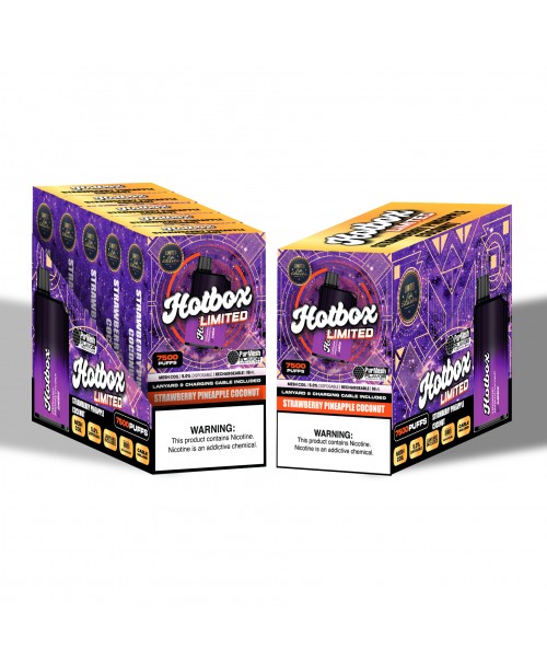 Hotbox Limited Disposable Vape 7500 Puffs | Box of...