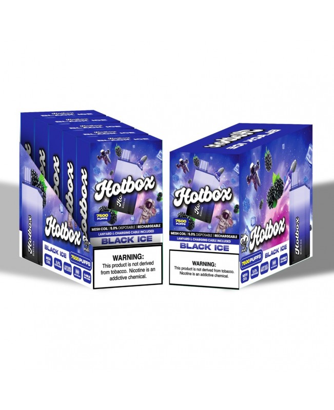 Hotbox Disposable Vape 7500 Puffs | Box of 5 Units