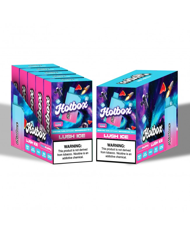 Hotbox Disposable Vape 7500 Puffs | Box of 5 Units