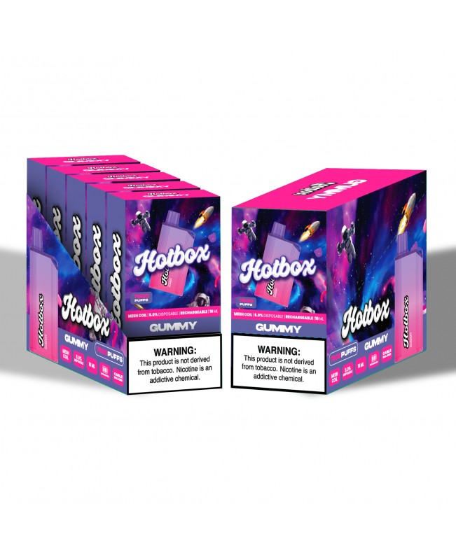 Hotbox Disposable Vape 7500 Puffs | Box of 5 Units