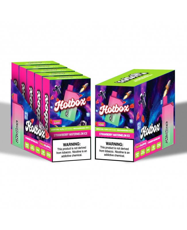 Hotbox Disposable Vape 7500 Puffs | Box of 5 Units
