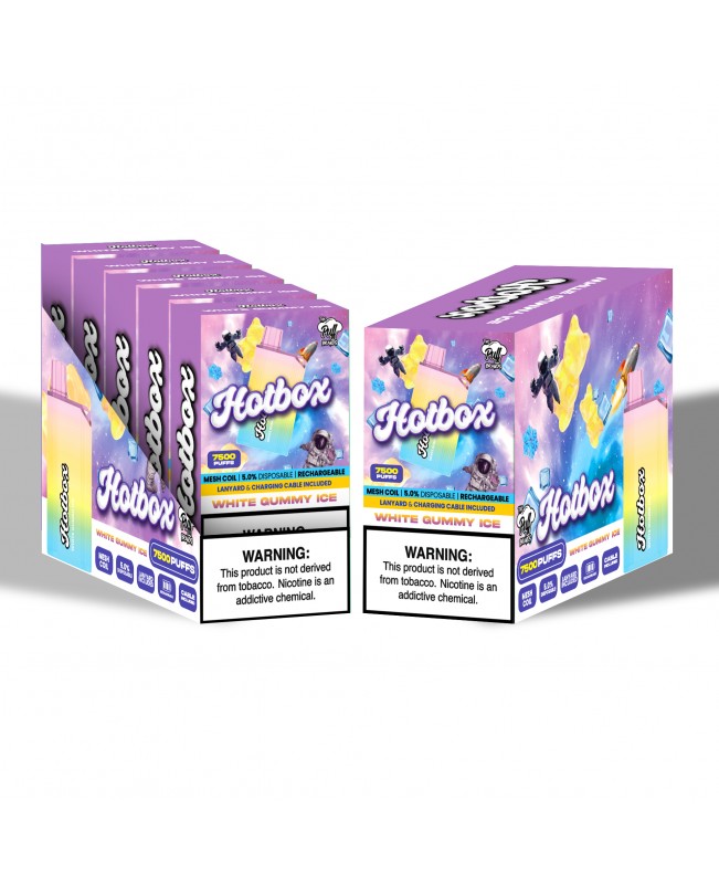 Hotbox Disposable Vape 7500 Puffs | Box of 5 Units