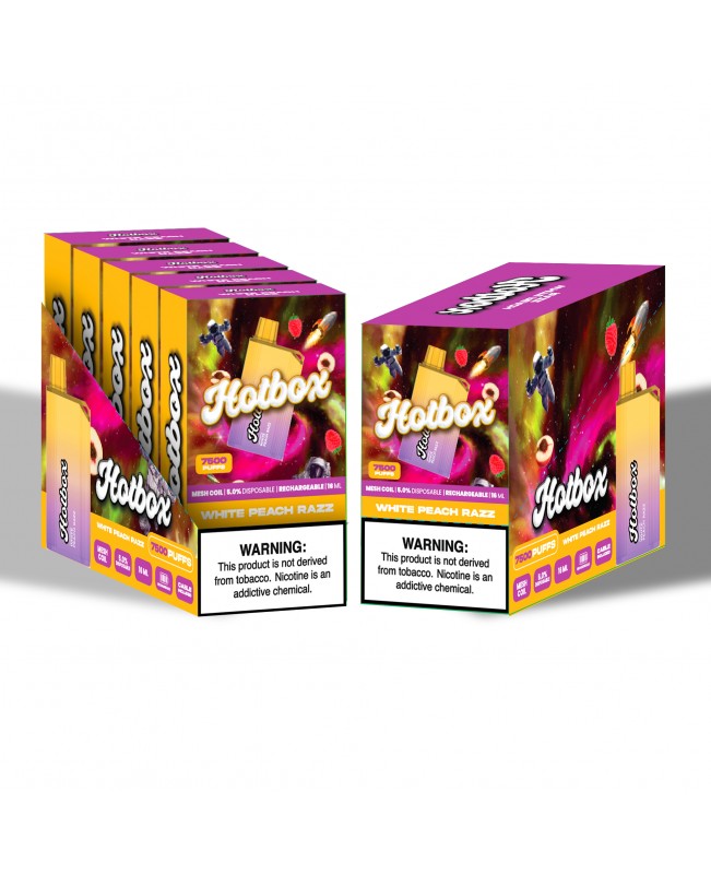 Hotbox Disposable Vape 7500 Puffs | Box of 5 Units